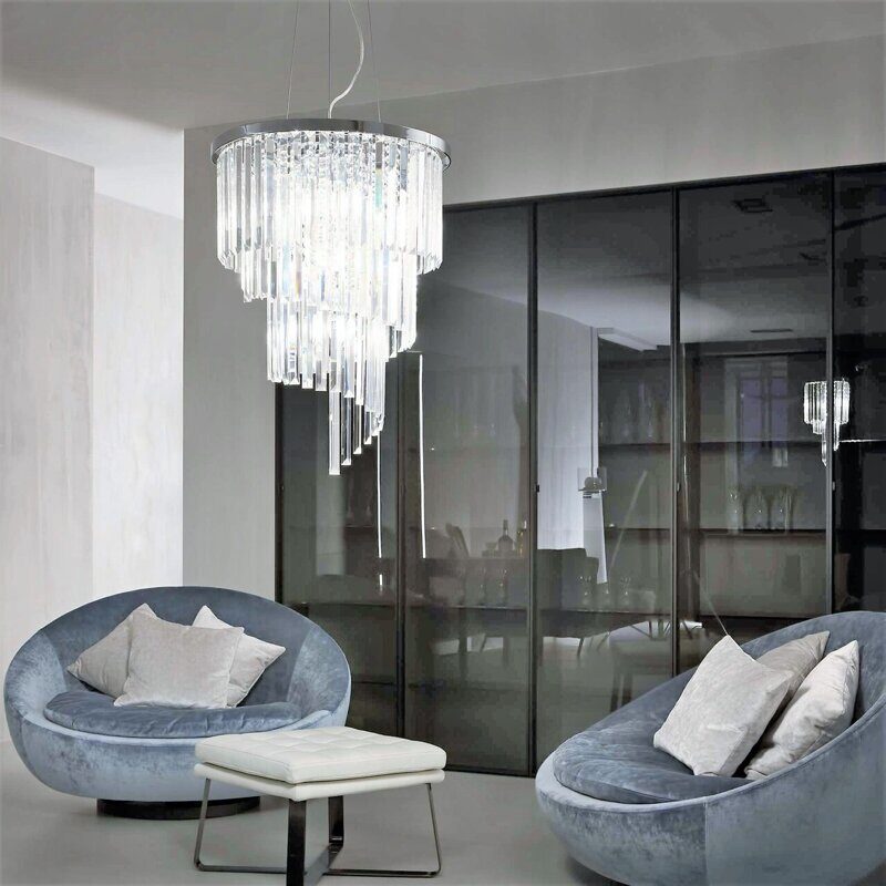 Ideal Lux Carlton SP12 Cromo 166247, Италия